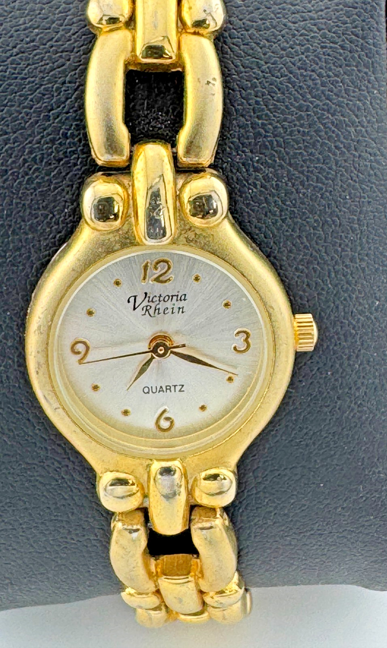 Victoria Rhein Ladies Quartz Watch Gold-Tone Bracelet